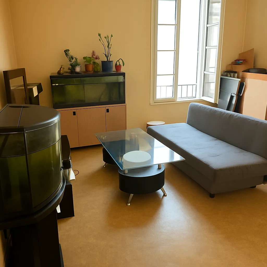 Transformation d’un logement insalubre en pièce propre après intervention Propreté 29 à Quimper